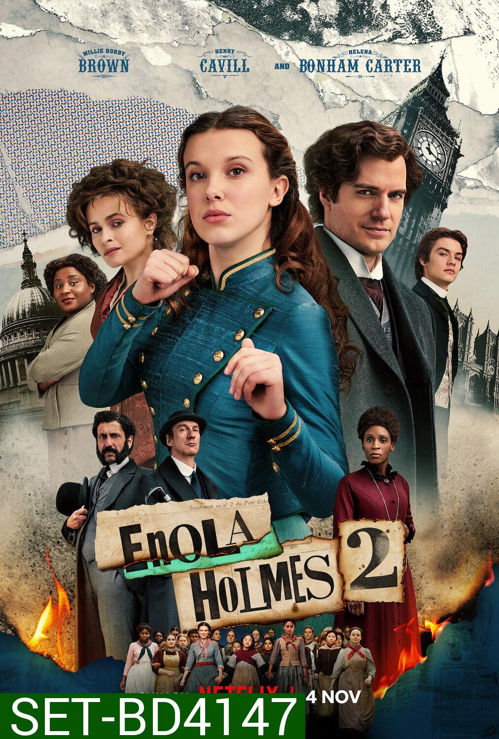Enola Holmes เอโนลา โฮล์มส์ (2020-2022) Bluray หนัง มาสเตอร์ พากย์ไทย