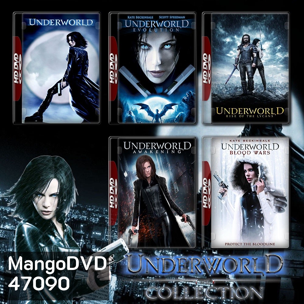 Underworld 1-5 (2003-2017) มหาสงครามล้างพันธุ์อสูร 1-5 Bluray Master พากย์ไทย