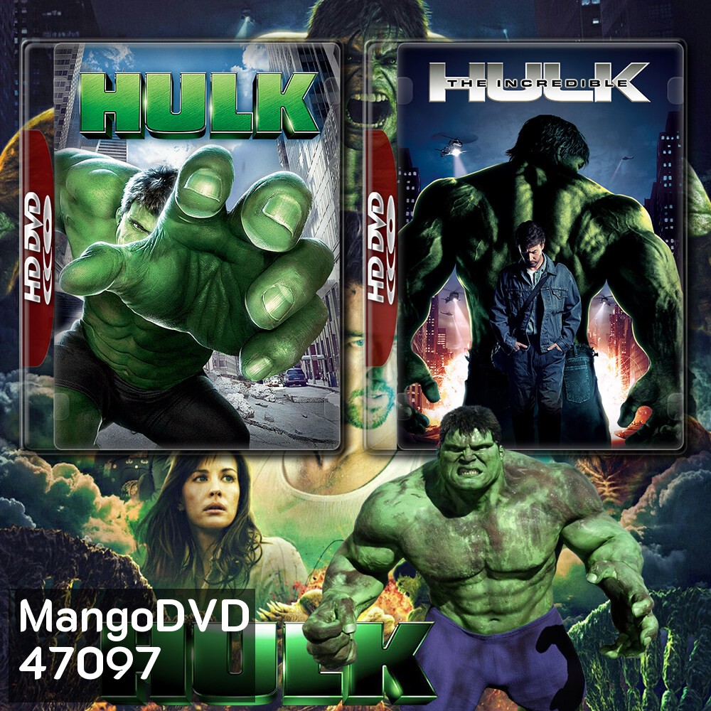 Hulk เดอะฮัค มนุษย์ยักษ์จอมพลัง ครบภาค 1-2 Bluray Master พากย์ไทย