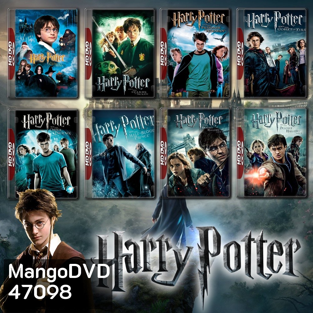 Harry Potter (รวม 8 ภาค) Bluray Master พากย์ไทย