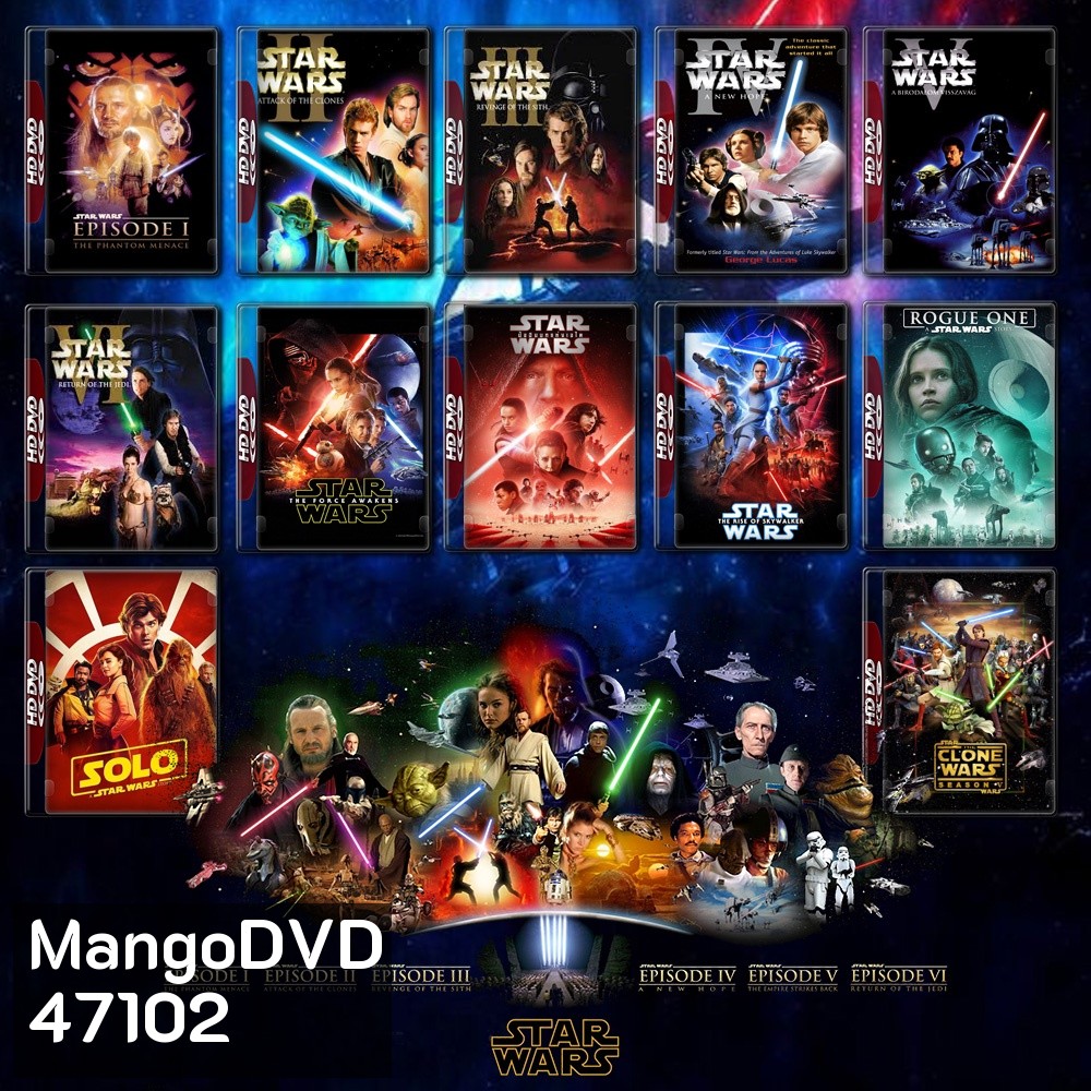 Star Wars ทั้งหมด 11 ภาค Bluray Master พากย์ไทย