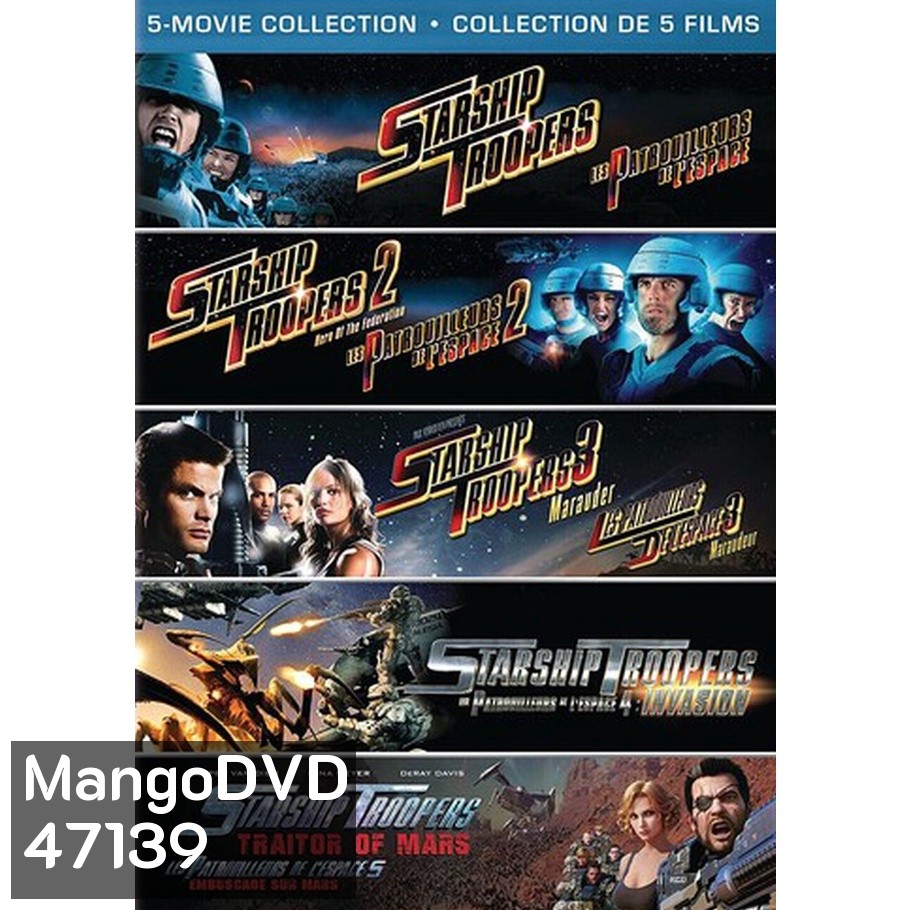 Starship Troopers สงครามหมื่นขาล่าล้างจักรวาล ภาค 1-5 Bluray Master พากย์ไทย