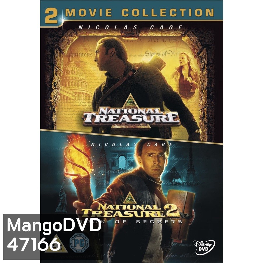NATIONAL TREASURE ปฏิบัติการณ์เดือดล่าขุมทรัพย์สุดขอบโลก ภาค 1-2 Bluray Master พากย์ไทย