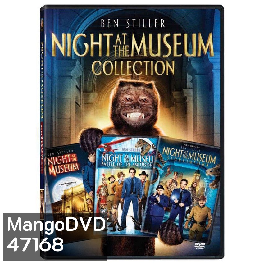 Night At The Museum ไนท์ แอท เดอะ มิวเซียม ภาค 1-3 Bluray Master พากย์ไทย