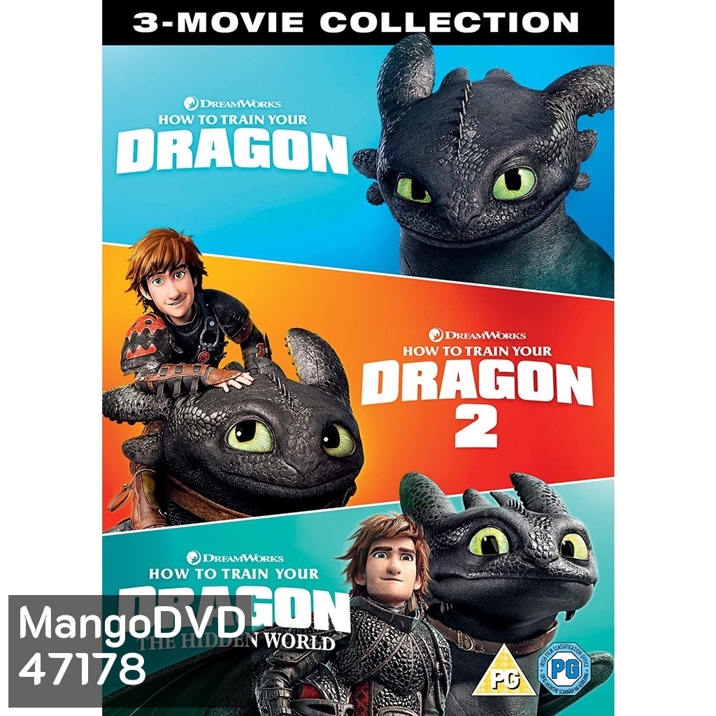 How to Train Your Dragon อภินิหารไวกิ้งพิชิตมังกร ภาค 1-3 Bluray Master พากย์ไทย