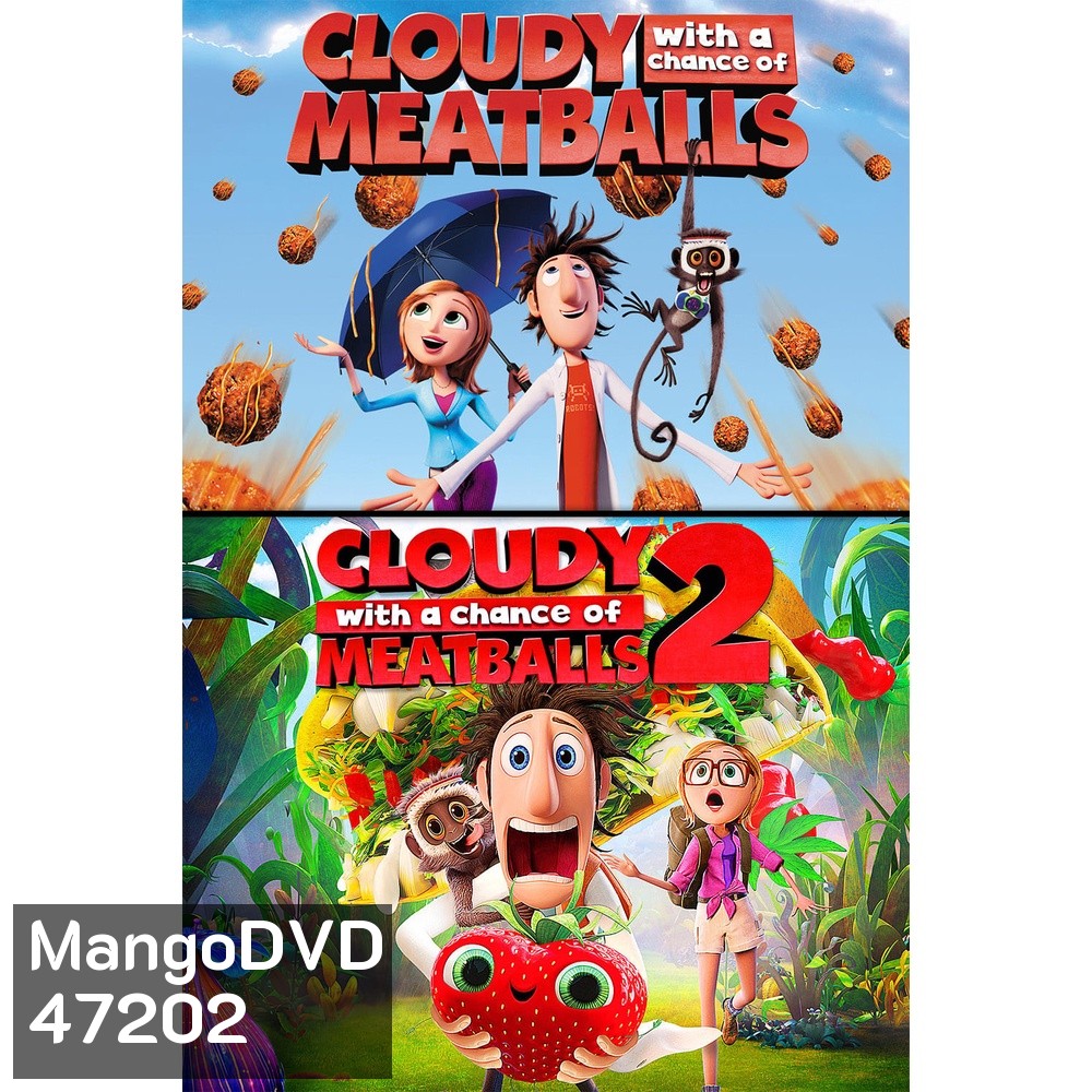 Cloudy With A Chance Of Meatballs มหัศจรรย์ลูกชิ้นตกทะลุมิติ ภาค 1-2 Bluray Master พากย์ไทย