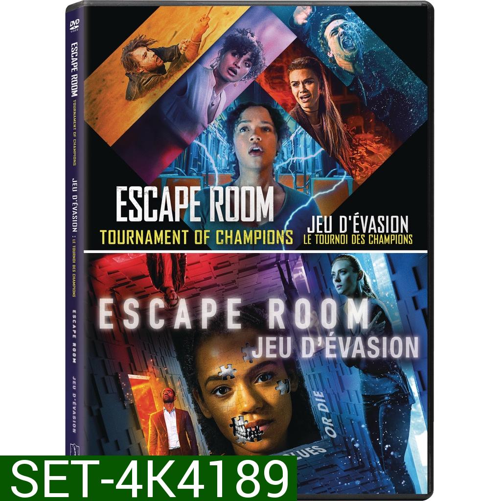 Escape Room 1-2 Collection กักห้อง เกมโหด 1-2 4K พากย์ไทย