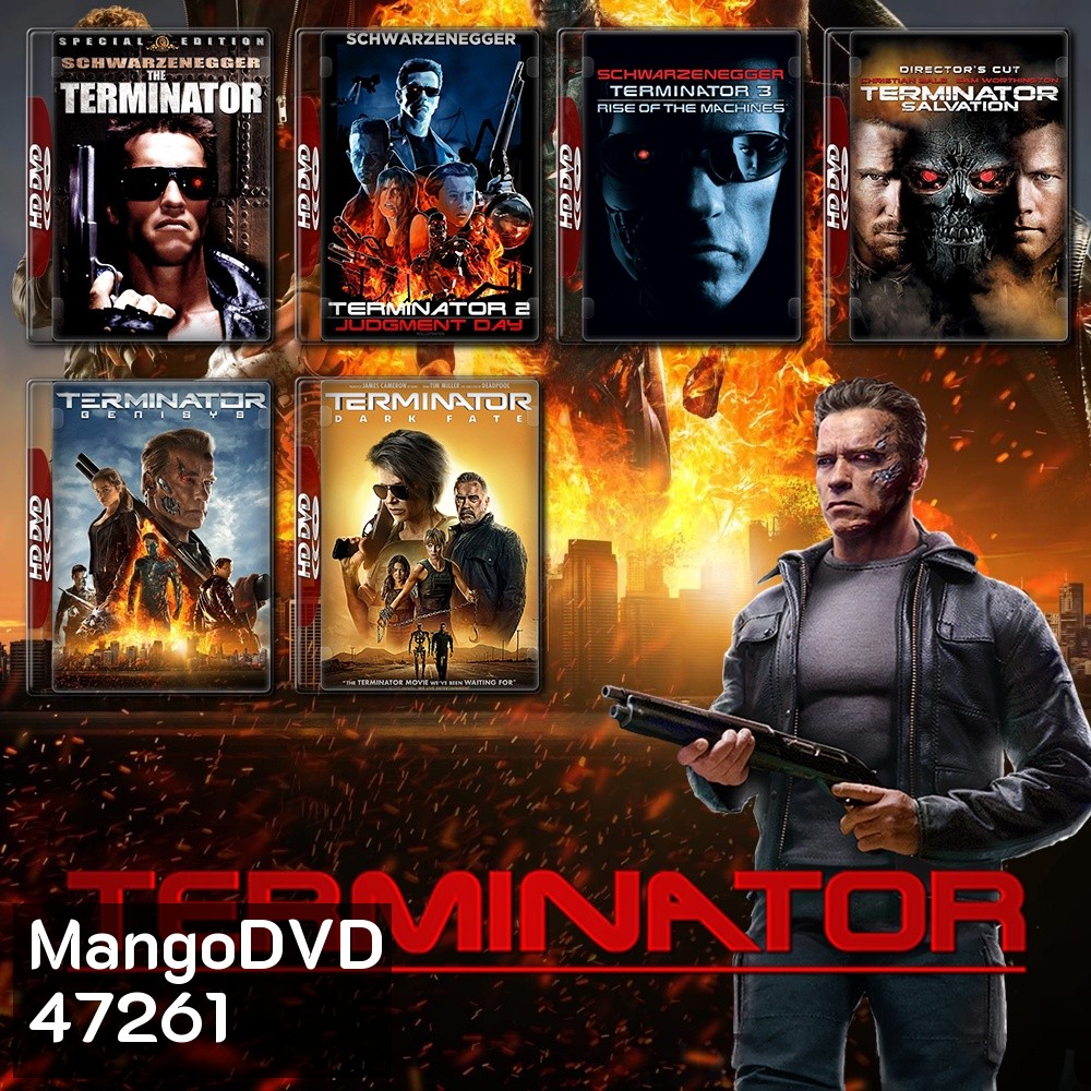 TERMINATOR คนเหล็ก ภาค 1-6 4K Master พากย์ไทย