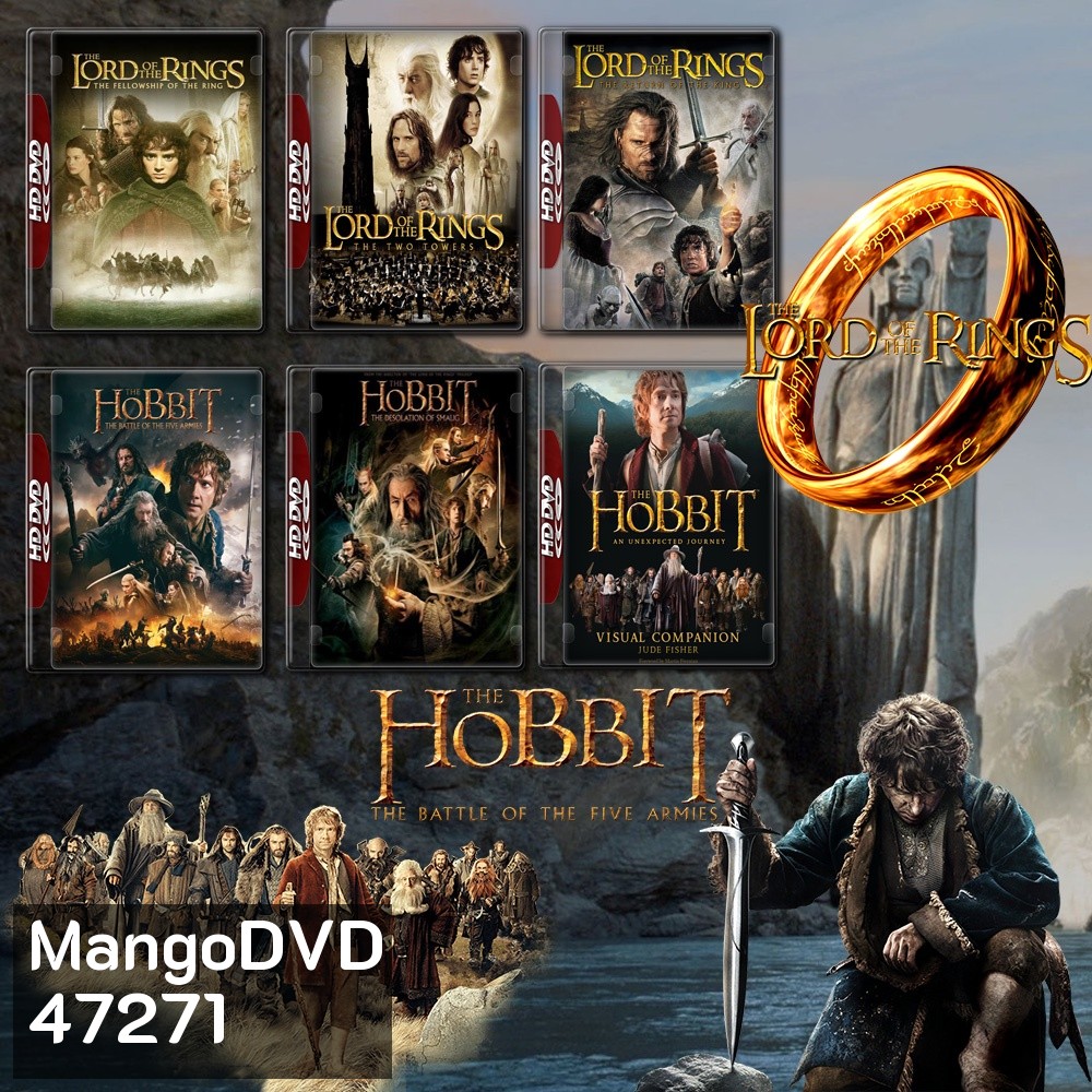 Lord of The Rings ภาค 1-3 + The Hobbit ภาค 1-3 4K Master
