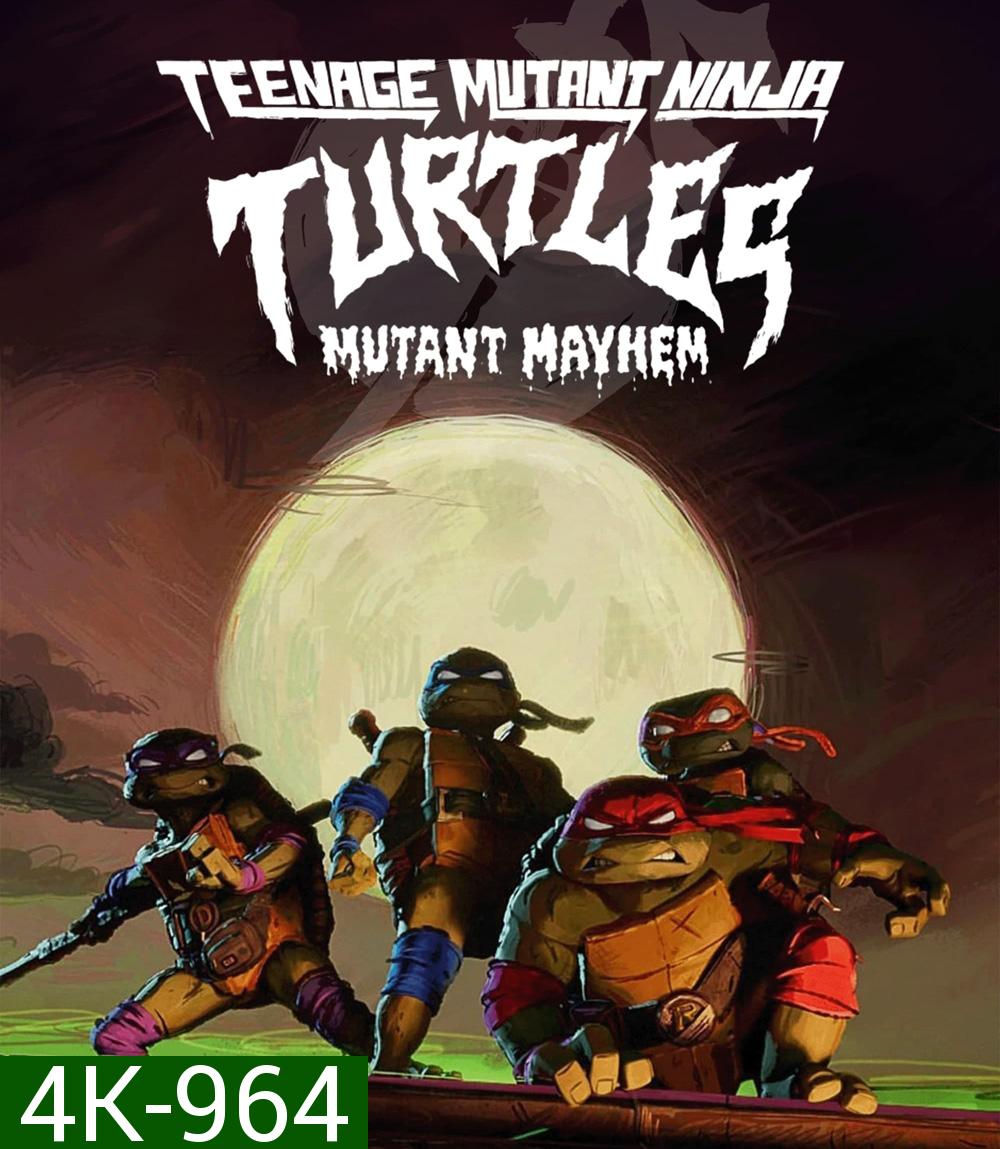 4K - Teenage Mutant Ninja Turtles Mutant Mayhem (2023) เต่านินจา โกลาหลกลายพันธุ์ - แผ่นหนัง 4K UHD