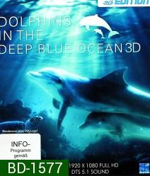 Dolphins in the Deep Blue Ocean 3D