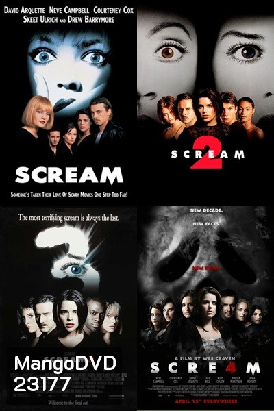 SCREAM 1 - 4 - สครีม หวีดสุดขีด ภาค 1 - 4