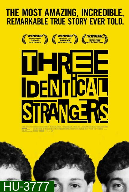 Three Identical Strangers (2018) แฝด3