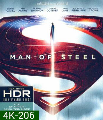 4K - Man of Steel (2013) บุรุษเหล็กซูเปอร์แมน - แผ่นหนัง 4K UHD