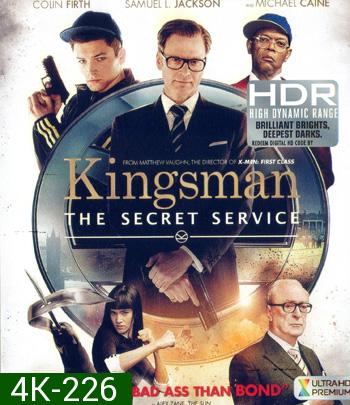 4K - Kingsman: The Secret Service (2014) คิงส์แมน โคตรพิทักษ์บ่มพยัคฆ์ - แผ่นหนัง 4K UHD (King s man)