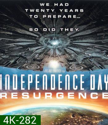 4K - Independence Day: Resurgence (2016) สงครามใหม่วันบดโลก - แผ่นหนัง 4K UHD