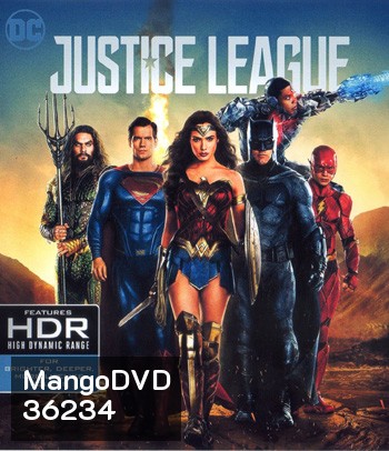 4K - Justice League (2017) - แผ่นหนัง 4K UHD