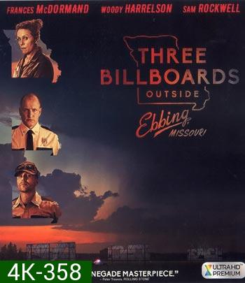 4K - Three Billboards Outside Ebbing, Missouri (2017) 3 บิลบอร์ด ทวงแค้นไม่เลิก - แผ่นหนัง 4K UHD
