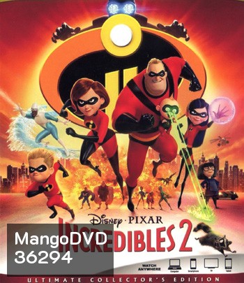 4K - Incredibles 2 (2018) รวมเหล่ายอดคนพิทักษ์โลก 2 - แผ่นหนัง 4K UHD