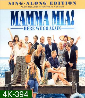 4K - Mamma Mia! Here We Go Again (2018) มามา มียา! 2 - แผ่นหนัง 4K UHD