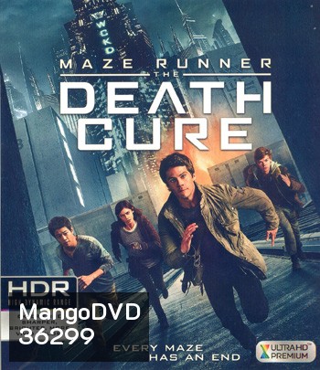 4K - Maze Runner: The Death Cure (2018) เมซ รันเนอร์ ไข้มรณะ - แผ่นหนัง 4K UHD
