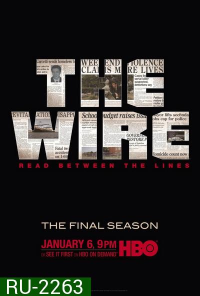 The Wire Season 5 : ดับอิทธิพลเถื่อน ปี 5 FINAL SEASON