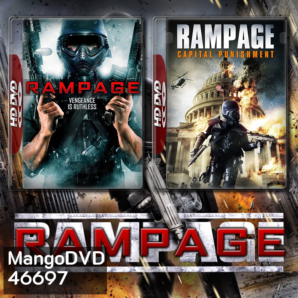 Rampage คนโหดล้างโคตรโลก ภาค 1-2 DVD หนัง มาสเตอร์ พากย์ไทย