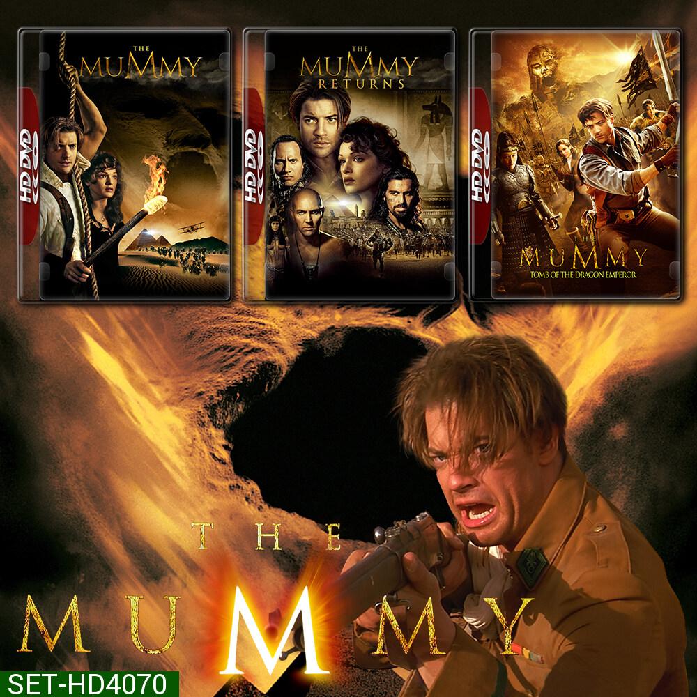 The Mummy เดอะ มัมมี่ คืนชีพคำสาปนรกล้างโลก 1-3 DVD หนัง มาสเตอร์ พากย์ไทย