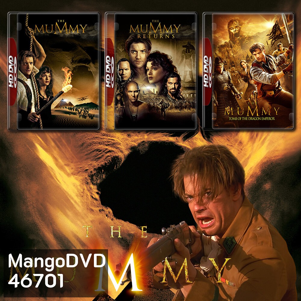 The Mummy เดอะ มัมมี่ คืนชีพคำสาปนรกล้างโลก 1-3 DVD หนัง มาสเตอร์ พากย์ไทย