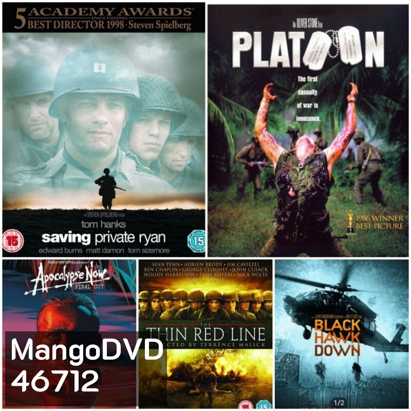 DVD หนังสงคราม แอคชั่น คุณภาพ 20 dvd หนังราคาถูก พากย์ไทย/อังกฤษ/มีซับไทย มีเก็บปลายทาง