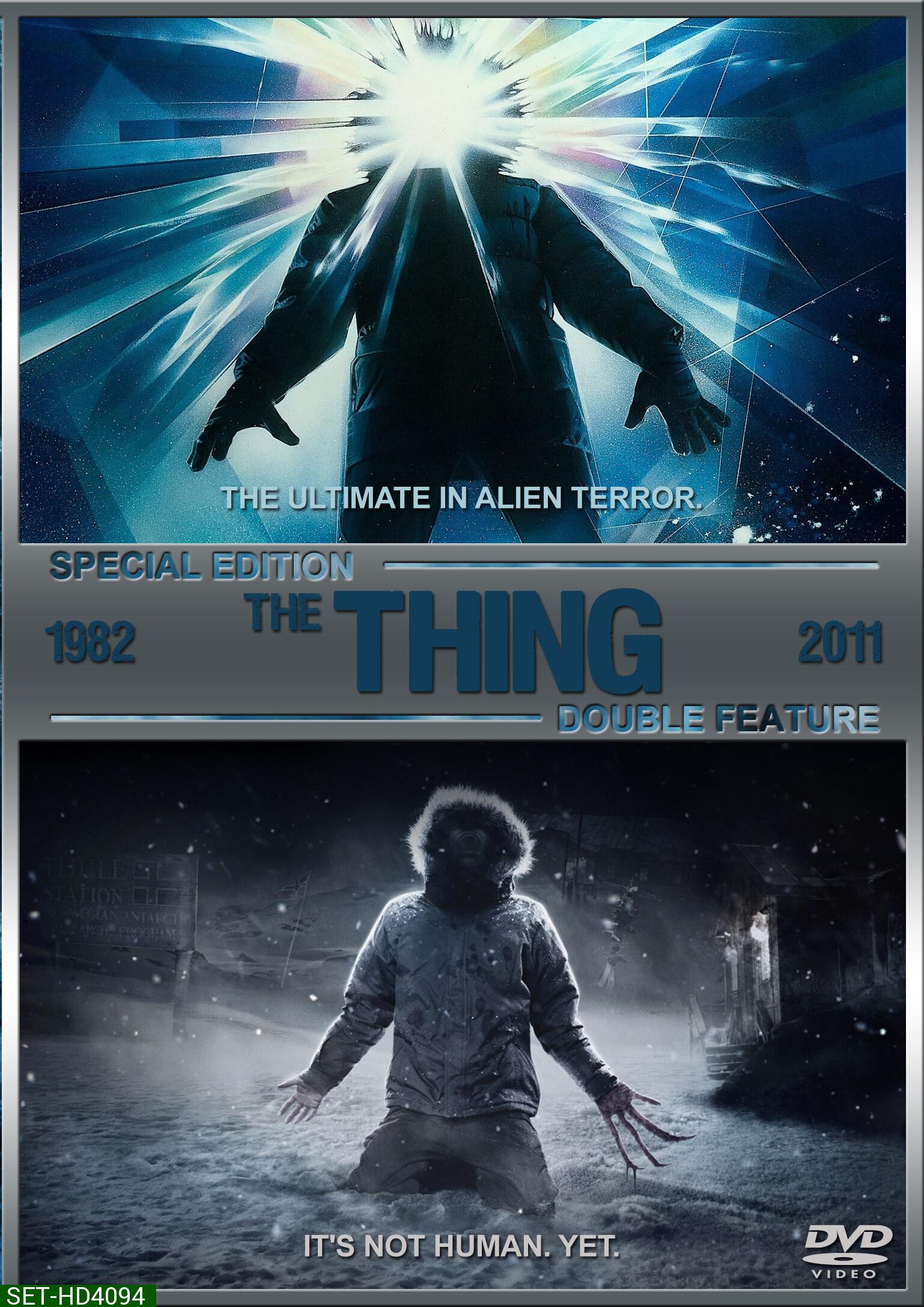 The Thing ไอ้ตัวเขมือบโลก (1982),The Thing แหวกมฤตยู อสูรใต้โลก (2011) DVD Master พากย์ไทย
