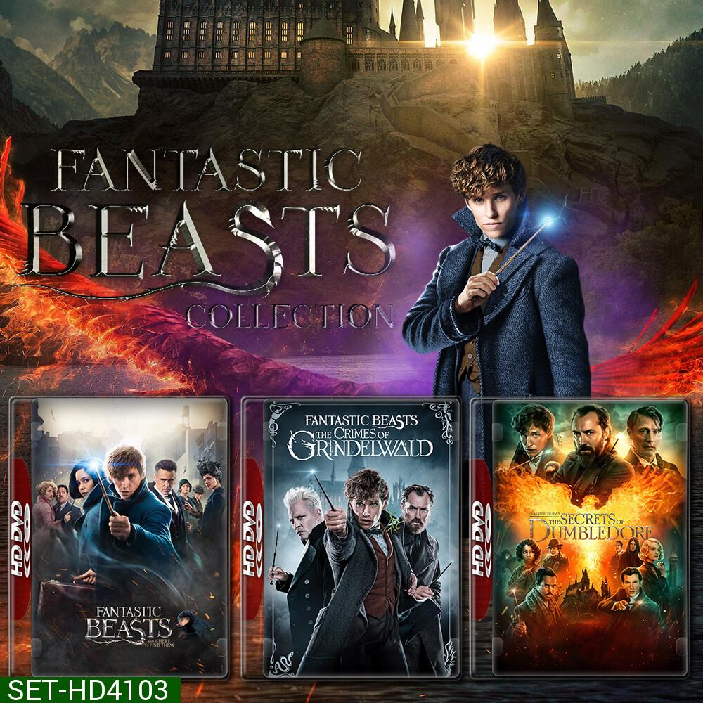 Fantastic Beasts สัตว์มหัศจรรย์ ภาค 1-3 DVD หนัง มาสเตอร์ พากย์ไทย