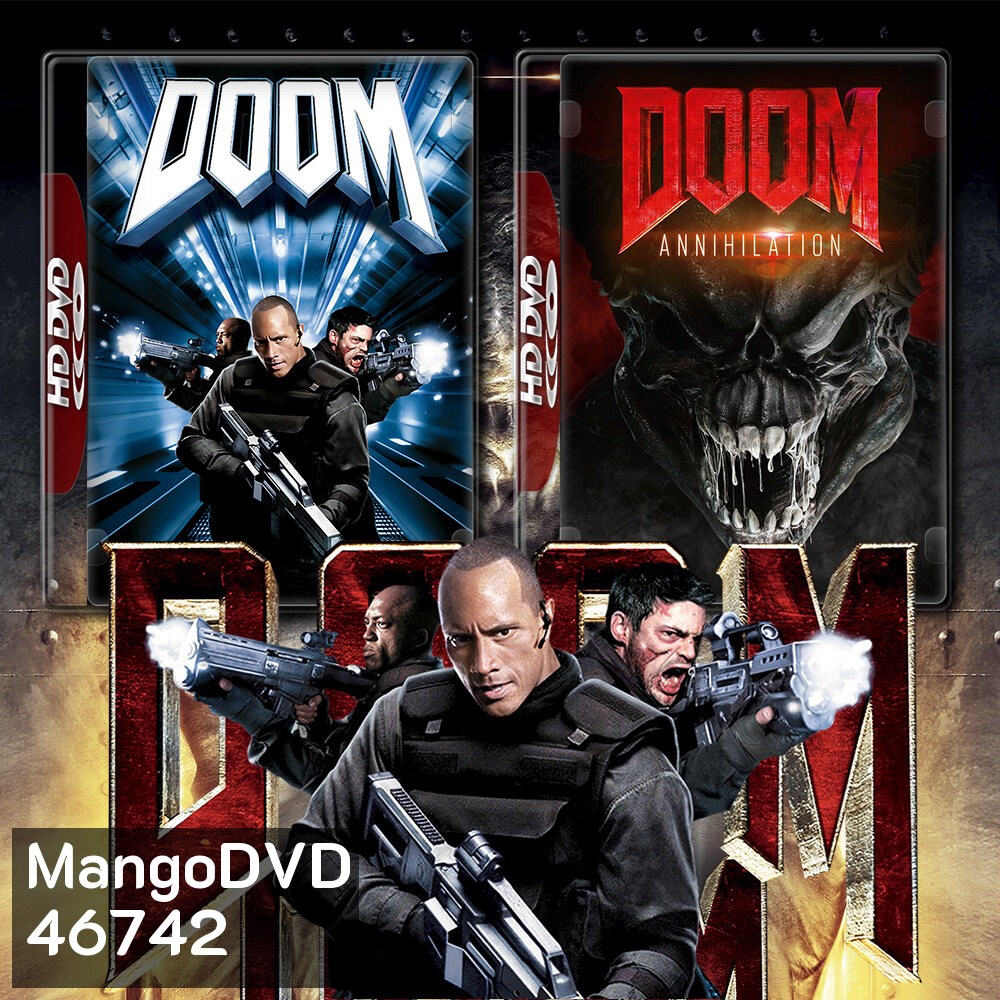 Doom 1-2 สงครามอสูรกลายพันธุ์ (2005/2019) DVD หนัง มาสเตอร์ พากย์ไทย
