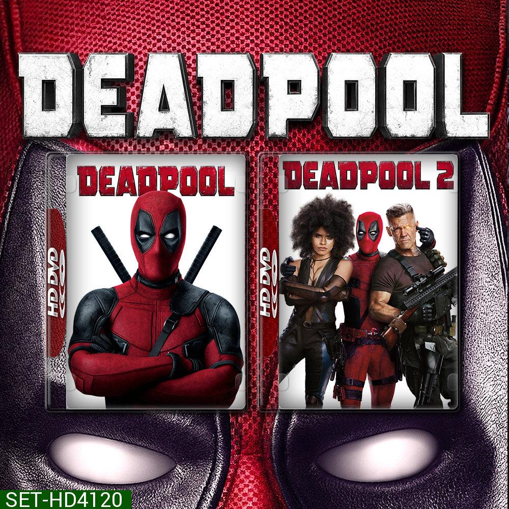 Deadpool เดดพูล ภาค 1-2 (2016/2018) DVD หนัง มาสเตอร์ พากย์ไทย