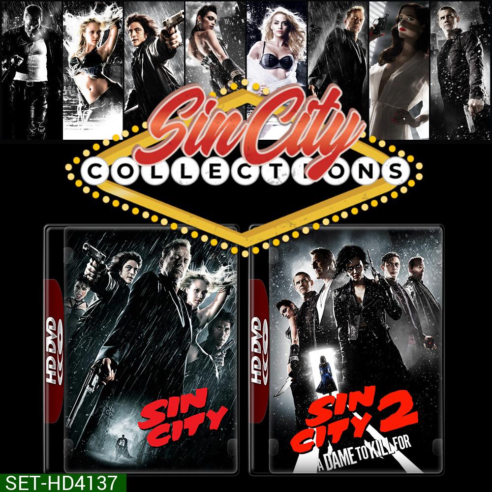 Sin City ซินซิตี้ เมืองคนตายยาก ภาค 1-2 DVD หนัง มาสเตอร์ พากย์ไทย
