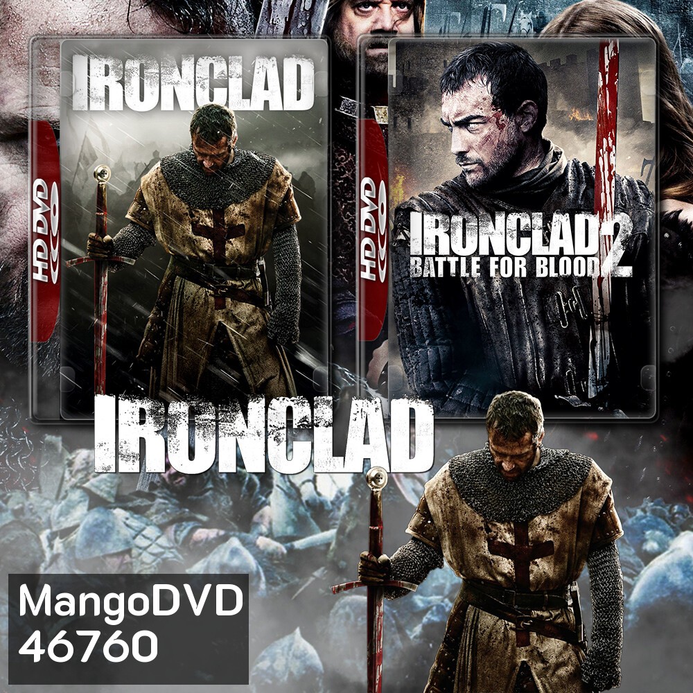 Ironclad ทัพเหล็กโค่นอํานาจ 1-2 (2011/2014) DVD หนัง มาสเตอร์ พากย์ไทย
