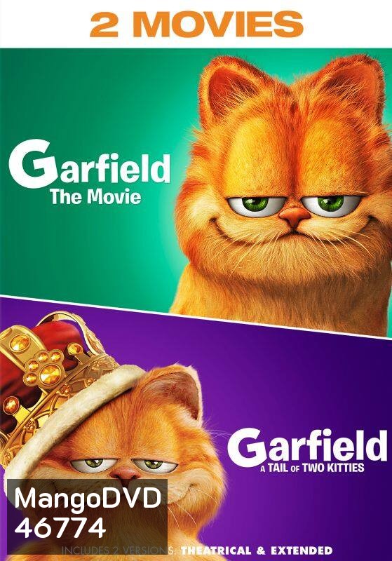 Garfield การ์ฟีลด์ ภาค 1-2 DVD Master พากย์ไทย