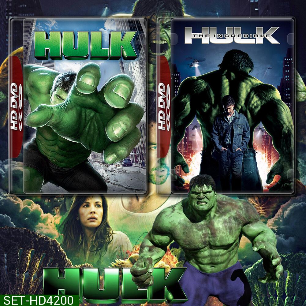 Hulk เดอะฮัค มนุษย์ยักษ์จอมพลัง ครบภาค 1-2 DVD Master พากย์ไทย