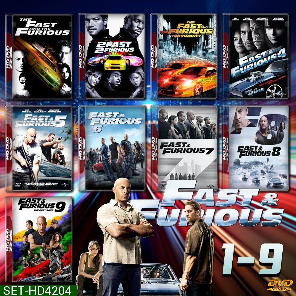 Fast And Furious เร็ว..แรงทะลุนรก ภาค 1-10+HobbsandShaw DVD Master พากย์ไทย