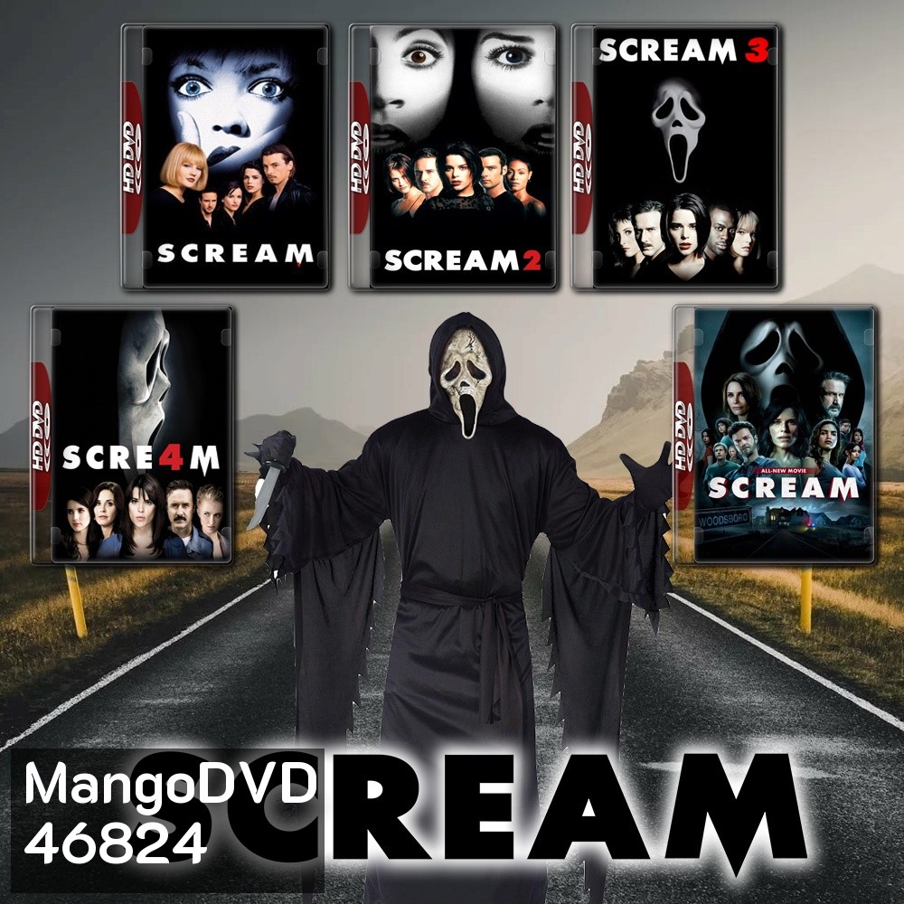 SCREAM สครีม หวีดสุดขีด ภาค 1 - 5 DVD Master พากย์ไทย