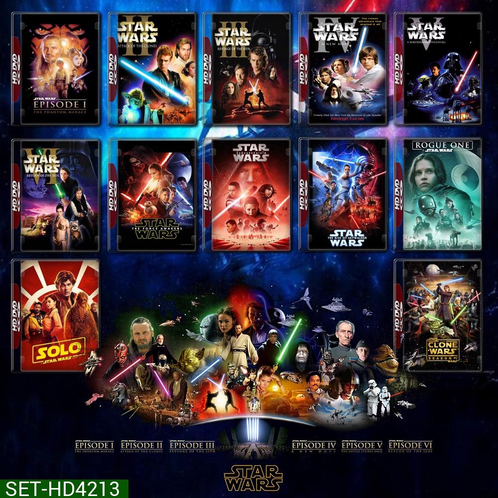 Star Wars ทั้งหมด 11 ภาค DVD Master พากย์ไทย