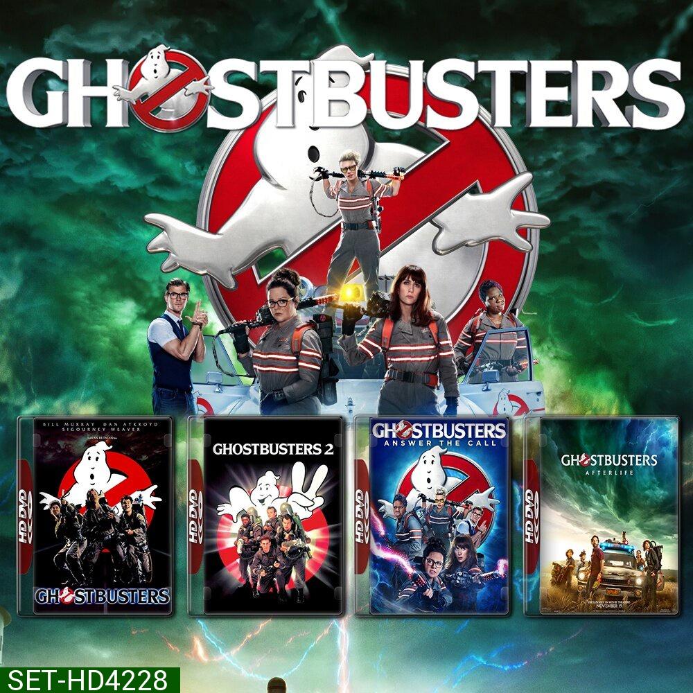 Ghostbusters บริษัทกำจัดผี ภาค 1-4 DVD Master พากย์ไทย
