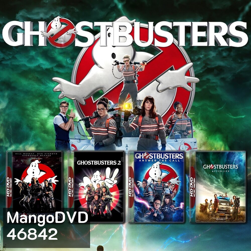Ghostbusters บริษัทกำจัดผี ภาค 1-4 DVD Master พากย์ไทย