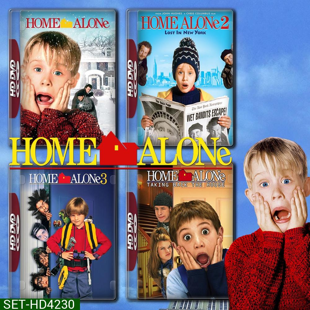 Home Alone โดดเดี่ยวผู้น่ารัก ภาค 1-4 DVD Master พากย์ไทย
