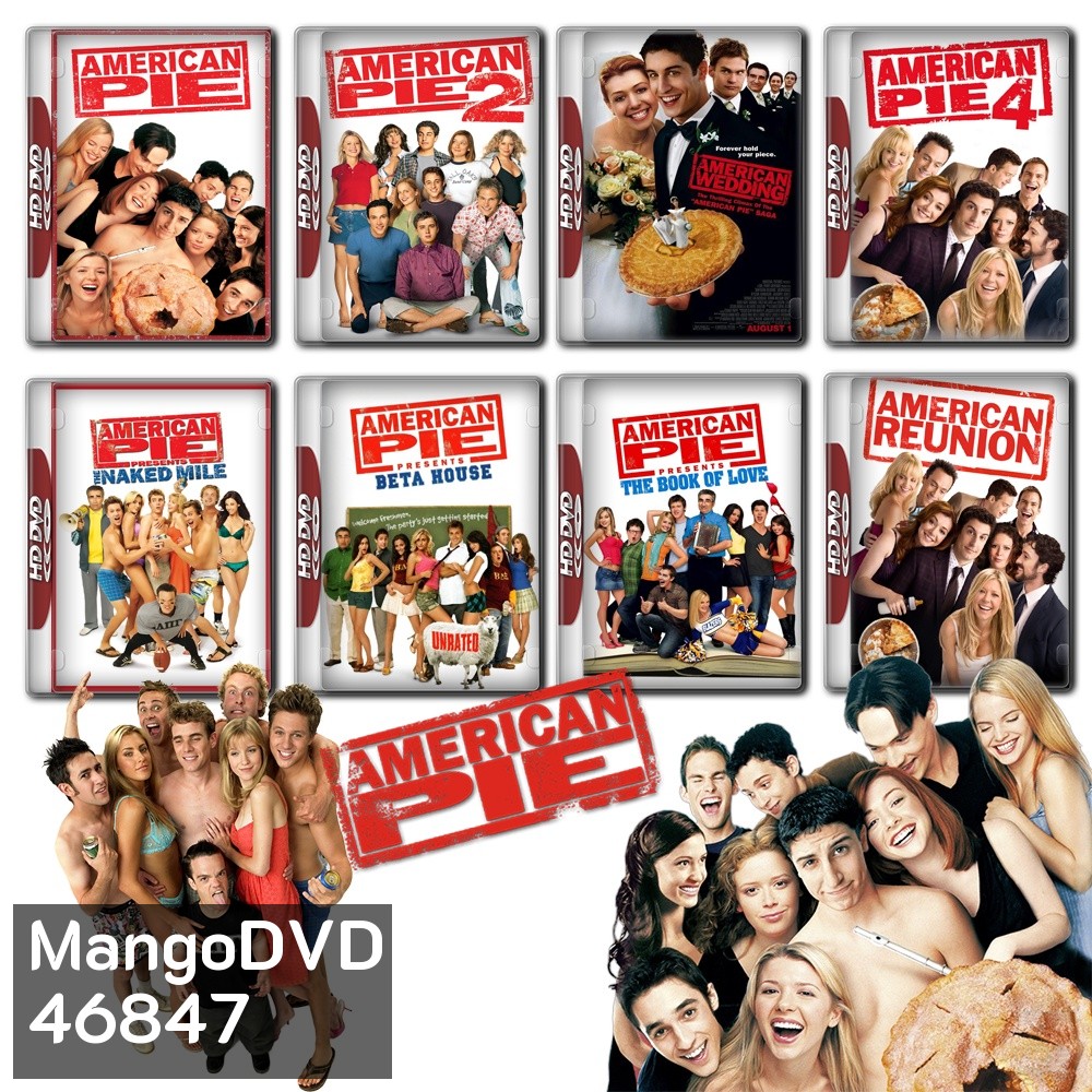 American Pie แอ้มสาวให้ได้ก่อนปลายเทอม ภาค 1-8 DVD Master พากย์ไทย