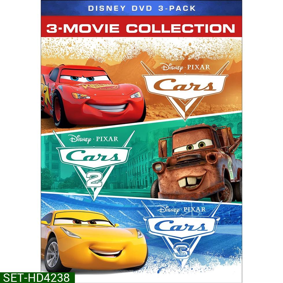 Cars คาร์ 4 ล้อซิ่ง ซ่าท้าโลก ภาค 1-3 +1 ภาคพิเศษ DVD Master พากย์ไทย