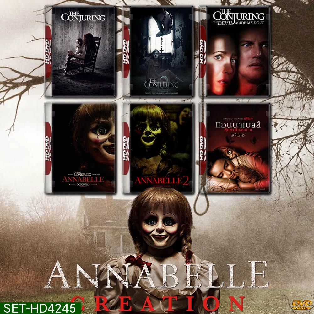 Annabelle แอนนาเบลล์ ภาค 1-3 และ The Conjuring คนเรียกผี ภาค 1-3 DVD Master พากย์ไทย