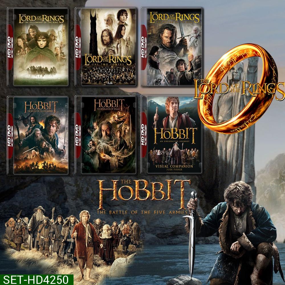 Lord of The Rings ภาค 1-3 + The Hobbit ภาค 1-3 DVD Master พากย์ไทย