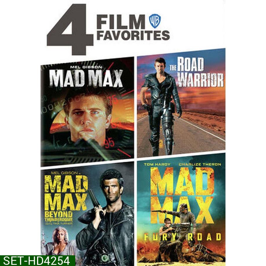 Mad Max แมดแม็กซ์ ภาค 1-4 DVD Master พากย์ไทย