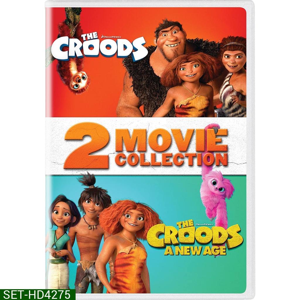 The Croods เดอะครู้ดส์ มนุษย์ถ้ําผจญภัย ภาค 1-2 DVD Master พากย์ไทย